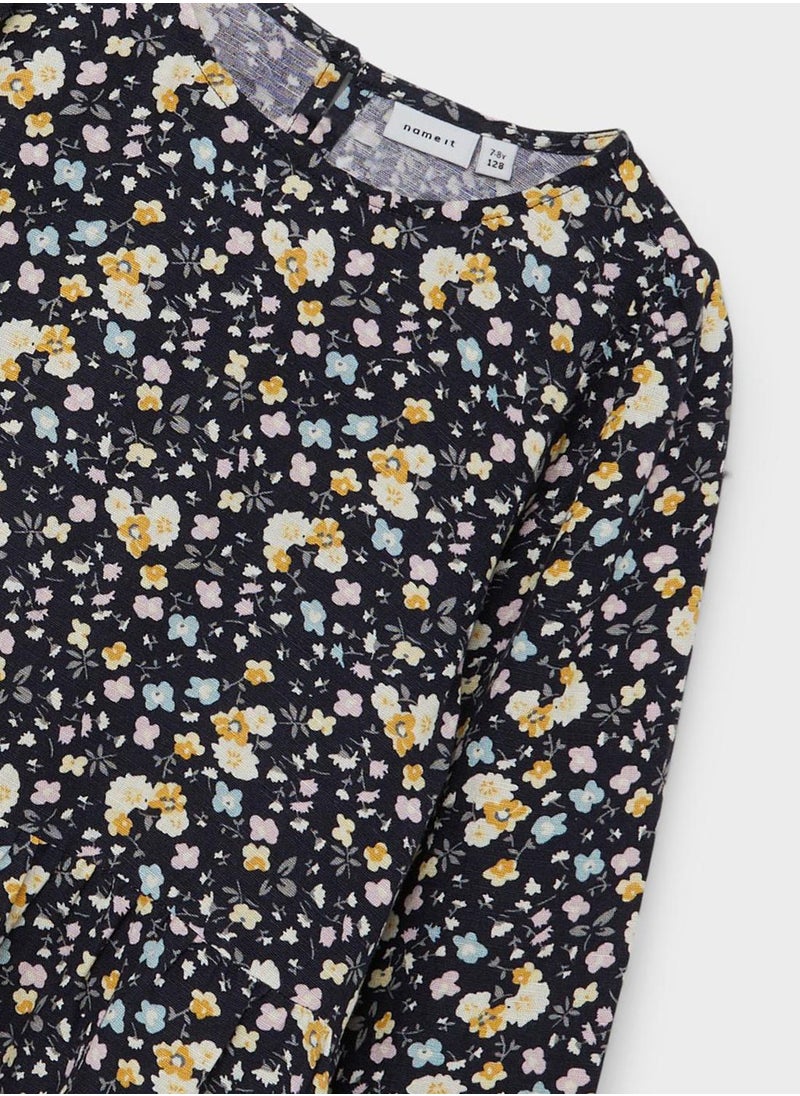 NAME IT - Kids Printed Dress - Image 1