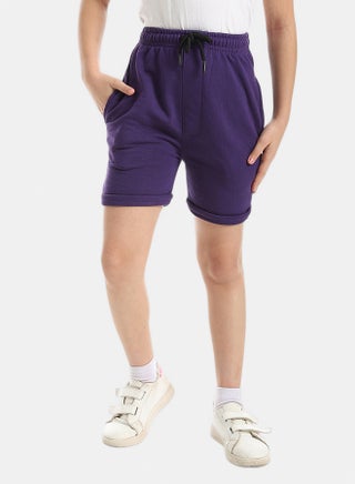 Elastic Waist With Drawstrings Shorts _ Purple - pzsku/ZD8EC628FB2EA9E20B307Z/45/1759152926/968e1ba0-1632-45f2-9bc6-9c0dd792126a