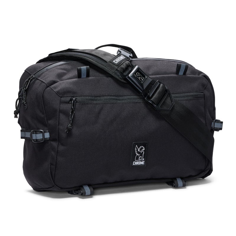 Chrome Industries Kadet Max Messenger Bag â€“ Crossbody Sling for Men and Women w/Quick Release Buckle â€“ 15L, Black - Image 1
