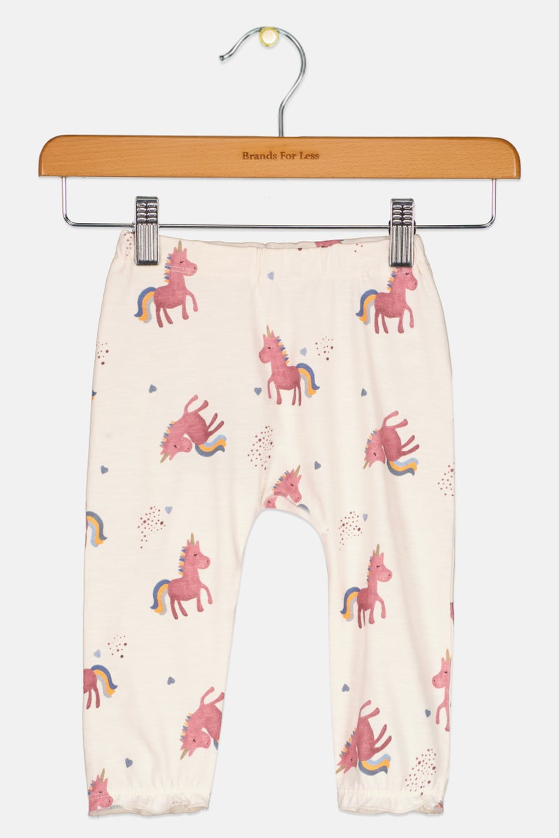 NAME IT Toddlers Girl Animal Print Straight Leg Pants, Multicolor - Image 1