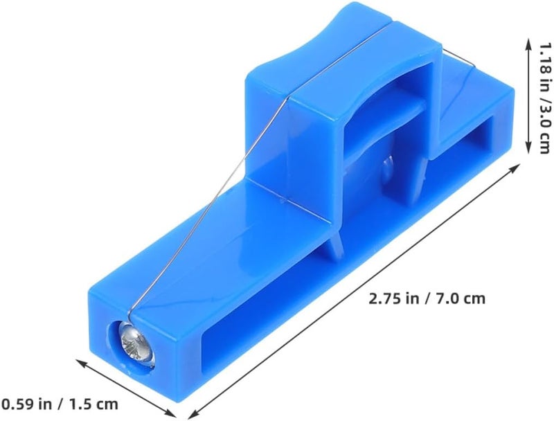 Healifty 2pcs Small Ceramic Cutter and Steel Wire Clay Trimming Tool for Pottery Sculpting, Angle Cutting Clay Tool for Craft Projects and Ceramic Artists - Image 2
