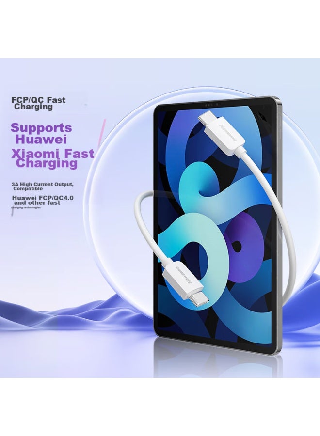 Newmine Apple Charger Set, 20w Pd Fast Charging, For Apple 16/15/ipad Air 4/pro 11/12.9 Huawei, Xiaomi, Dual-head Type-c Data Charging Cable - Image 2