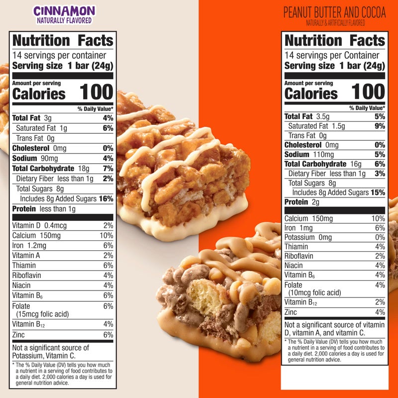 بارس حلوى من حبوب القرفة المحمصة وبارس حلوى من حبوب ريسيس، مجموعة متنوعة، 28 قطعة، 23.8 أونصة - Image 2