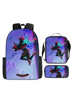 Spider-Man Spider-Man Student Backpack Three-Piece Set 29*16*42cm 