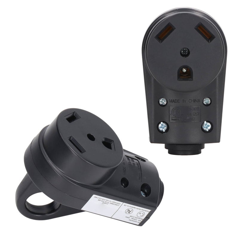 RV Female Plug 30 AMP Good Conductivity Stable Structure RV Receptacle with Ergonomic Handle - Image 3