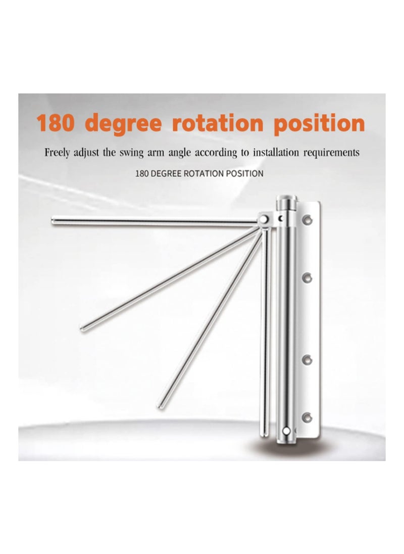 Generic Door Closer, Spring Door Closer, Automatic Safety Spring Door Closer, Stainless Steel Adjustable Automatic Safety Door Closer, Automatic Closer for Residential Commercial Use, Slower Closer  - Image 3