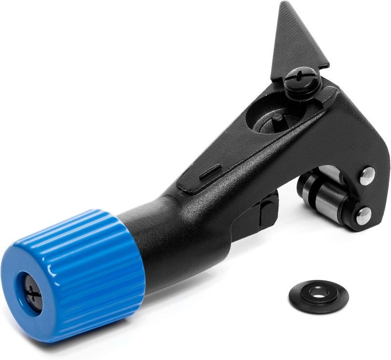 LSR LORESO Loreso Small Copper Pipe Tubing Cutter with Reamer - Tube Cutter for 1/8, 1/4, 1/2 to 1 1/8 Copper Brass Aluminum & Thin Stainless Steel Pipes (3-28mm) OD Pipes - Image 2