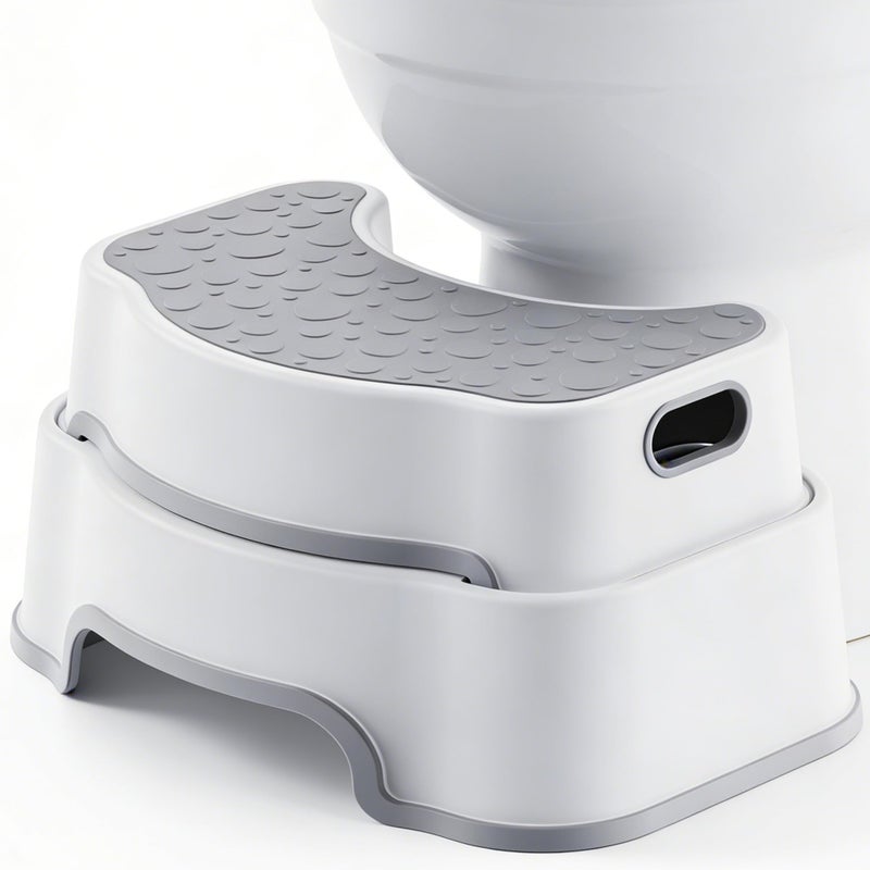 EmoH Squatting Stool for Adults - 16.7" Wide 2-in-1 Adjustable Poop Stool - Heavy Duty Non-Slip Toilet Stool for Better Posture & Bathroom Use,Potty Training - Image 1