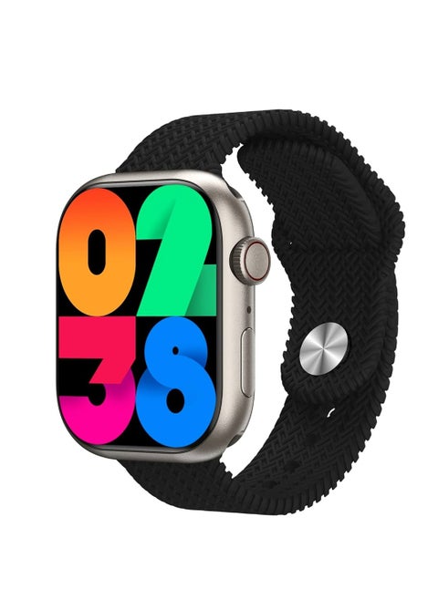 HK9 Pro+ Smart Watch Fitness Tracking with AMOLED Display Sleep Monitoring Multi-Functional Smart Watch