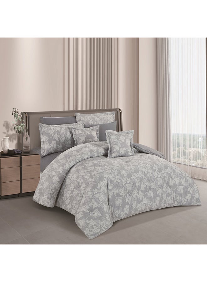 ليفور طقم لحاف من هورس  كلاسيك قطن فاخر 100٪ بنقشة الزهور 8قطع - Image 2