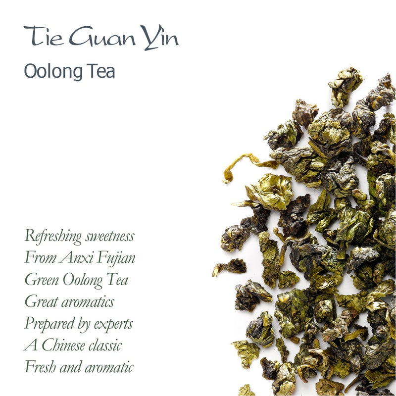Valley of Tea Tie Guan Yin Oolong Tea - Iron Goddess Of Mercy - Wu Long Tea From China - Chinese Blue Tea - Tieguanyin Tea Iron Goddess Tea Ti Kuan Yin Tea Ti Guan Yin - Image 5