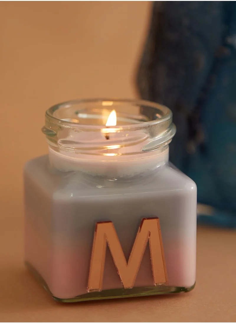 Flamingo Candles Vanilla Ylang Ylang Initial M Candle