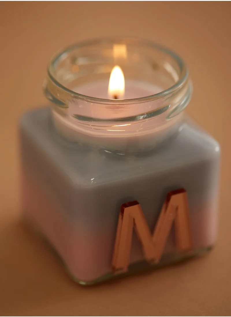 Flamingo Candles Vanilla Ylang Ylang Initial M Candle