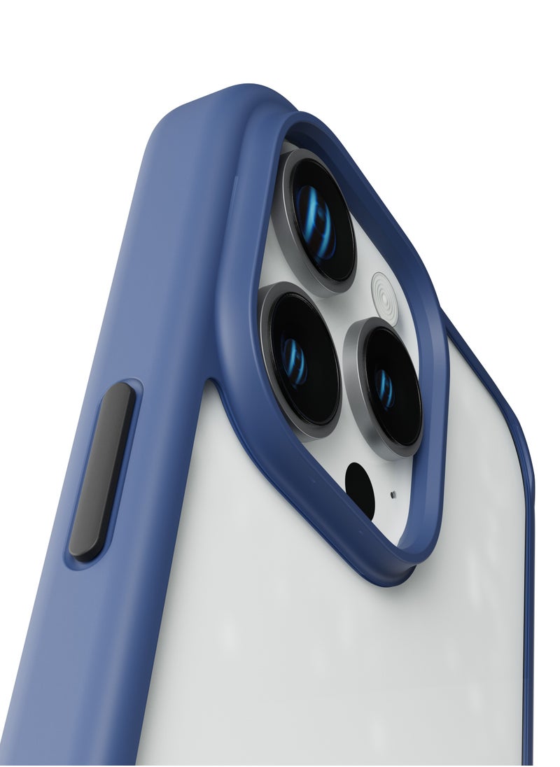 LEVELO - iPhone 16 Pro Case Solo / Scratch Resistance / Impact Resistance / Clear View Technology / Hybrid Construction- Blue - Image 1
