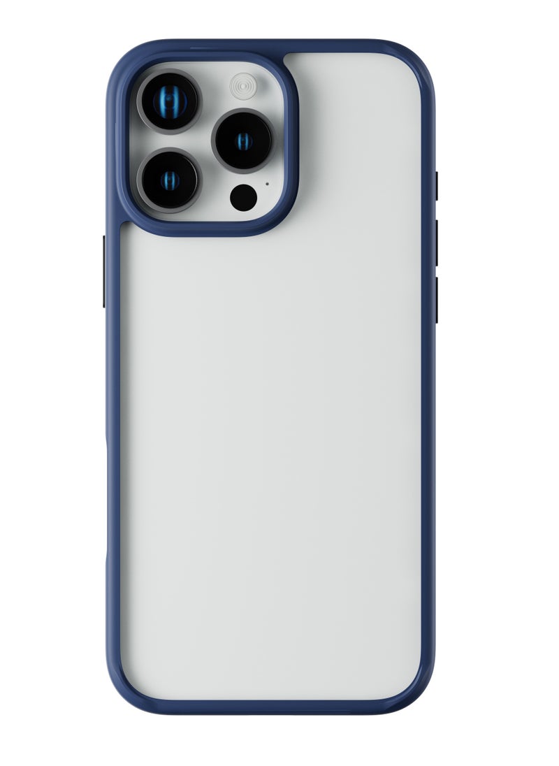 LEVELO - iPhone 16 Pro Case Solo / Scratch Resistance / Impact Resistance / Clear View Technology / Hybrid Construction- Blue - Image 1