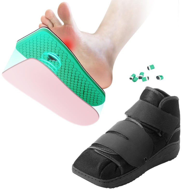 Estinko Closed Post Op Shoe  Post Op Shoes  Fracture Medical Walking Shoes For Male And Female-Post Surgery Or Operation Foot Support  Broken Foot Or Toe  With Pegassist Insole (S  1 Pc) - Image 1