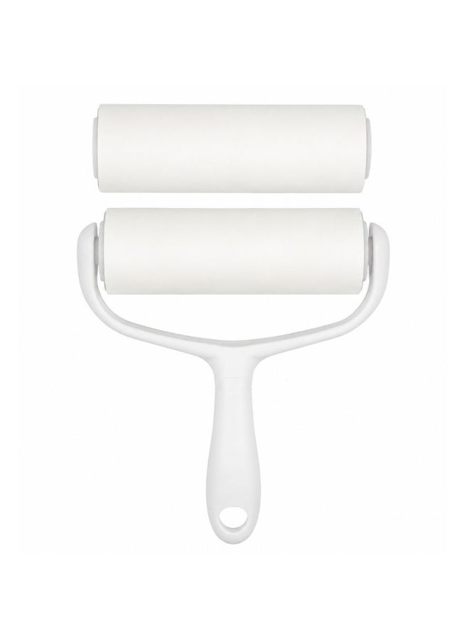 Sticky Lint Roller Set with Ergonomic Handle and Refills – Powerful Pet Hair Remover for Clothes, with Ergonomic Handle, Multipurpose Lint Remover for Furniture, Carpet, Car Seat, Furniture, Carpets, Bedding, Car Seats & Home Cleaning – Strong Adhesive Sheets for Dust, Lint & Debris - Image 1