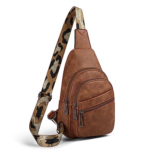 Mroede Sling Bag Crossbody Bags for Women Small Cross Body Bag Fanny Packs Chest Sling Purse for Daily Travel Leisure Sport - Image 1