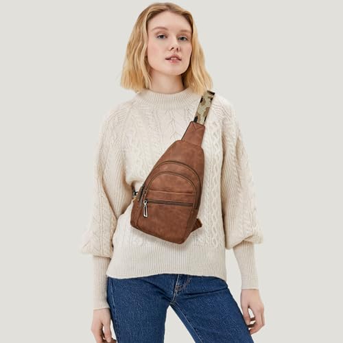 Mroede Sling Bag Crossbody Bags for Women Small Cross Body Bag Fanny Packs Chest Sling Purse for Daily Travel Leisure Sport - Image 2
