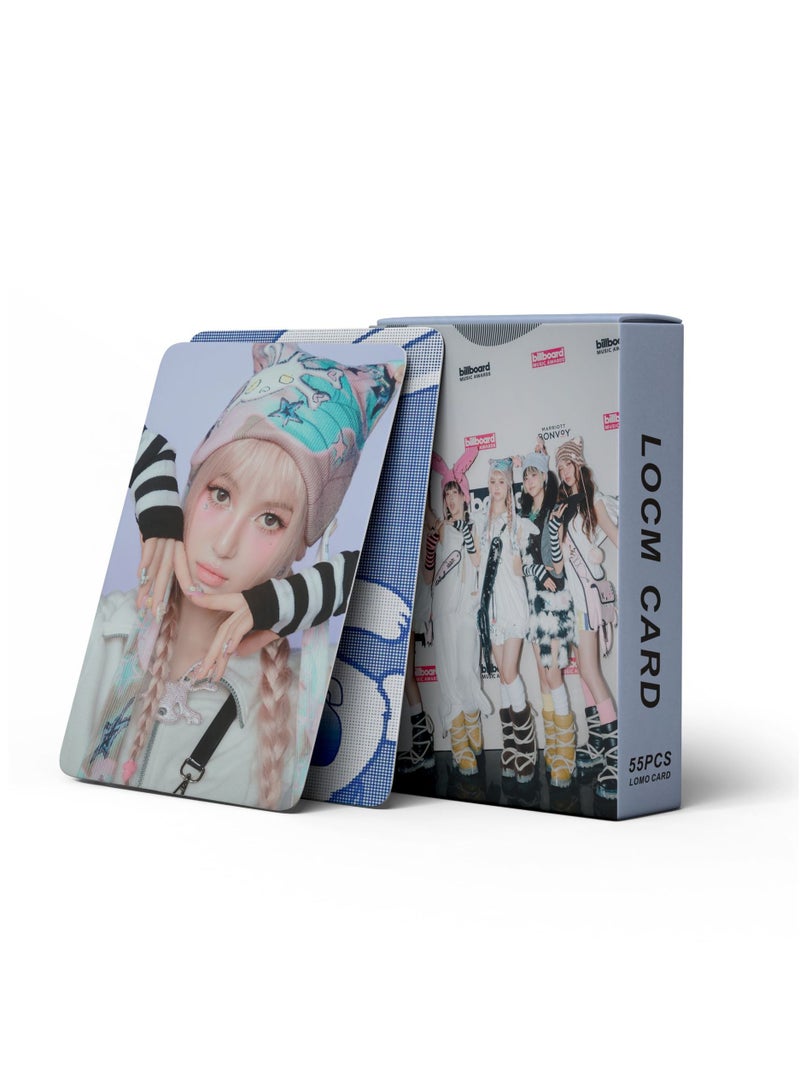 إيهوم 55 قطعة من ألبوم صور عضو NewJeans بطاقة لومو - Image 1