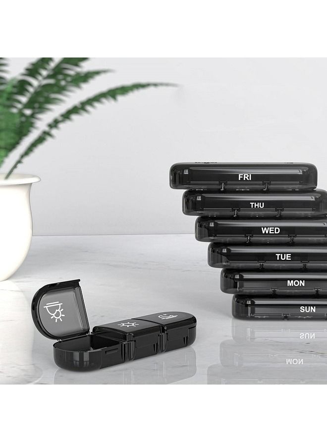 ماكدو منظم حبوب منع الحمل الأسبوعي لمدة 7 أيام للمكملات الغذائية والفيتامينات والأدوية. - Image 2