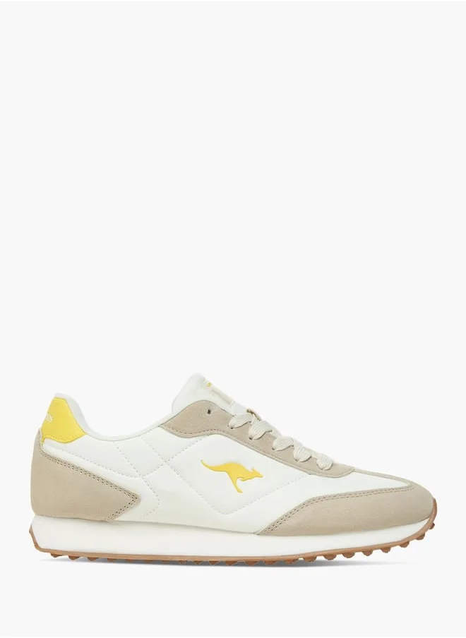 kangaROOS Womens Colourblock Lace-Up Sports Shoes