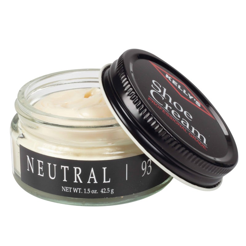 KELLYS Kelly's Neutral Shoe Polish 1.5 oz - Professional Leather Shoe Cream - Image 1