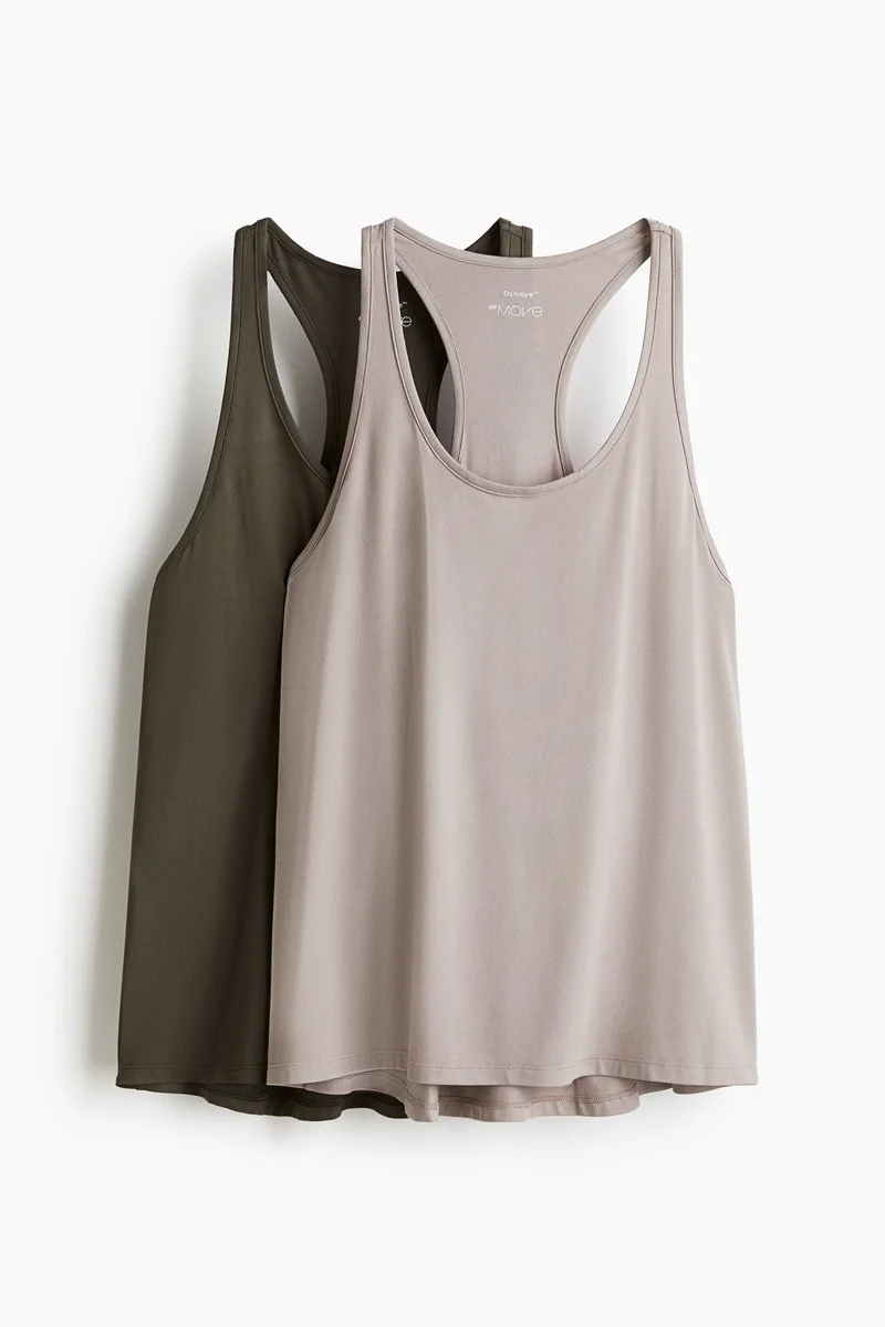 H&M 2-pack DryMove™ sports vest tops