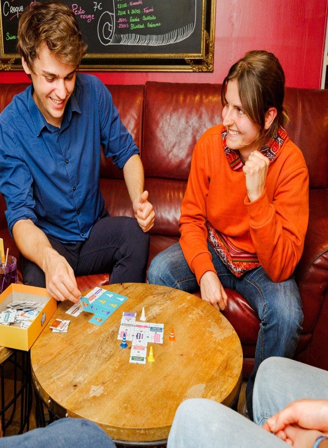 blue orange Link City Board Game - Family or Adult Cooperative Party City Building Game for 2 to 6 Players by Blue Orange Games. Recommended for Ages 8 & Up. - Image 4