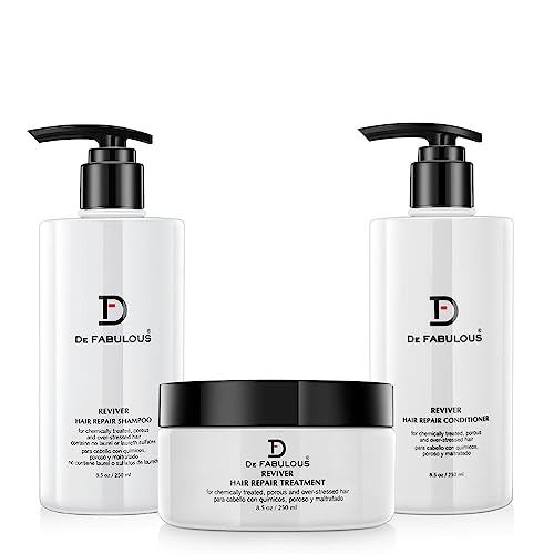 De Fabulous Reviver Shampoo Conditioner and Treatment Set 85 fl oz