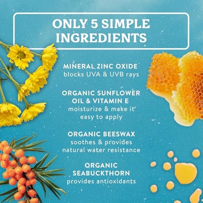 Badger Sunscreen Cream Clear Zinc, Organic Ingredients, Easy Application and Lightweight, SPF 30, Unscented, 87ml - Image 3