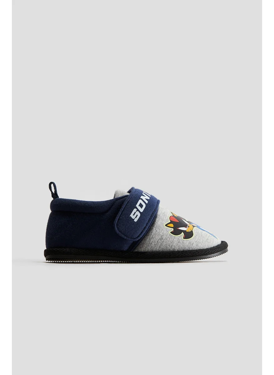 H&M Printed Cotton Slippers