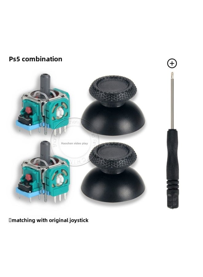 PS5 Handle Special Rocker Combination Set 2k3Ω Resistance Adjustable Potentiometer P5 Repair Accessories-Product Color:P5 Set 01 (with Original Rocker)  - Image 1
