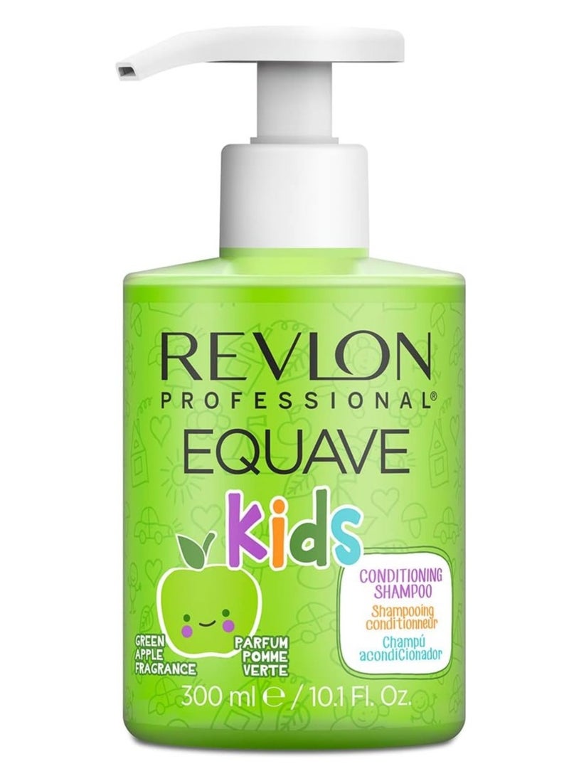 ريفلون شامبو إيكوايف الاحترافي لترطيب الشعر للأطفال، خالي من الكبريتات، برائحة التفاح الأخضر (300 مل) - Image 1
