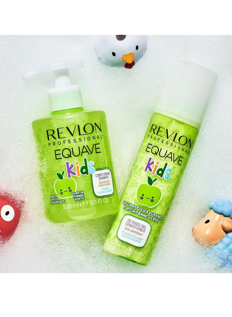 ريفلون شامبو إيكوايف الاحترافي لترطيب الشعر للأطفال، خالي من الكبريتات، برائحة التفاح الأخضر (300 مل) - Image 3