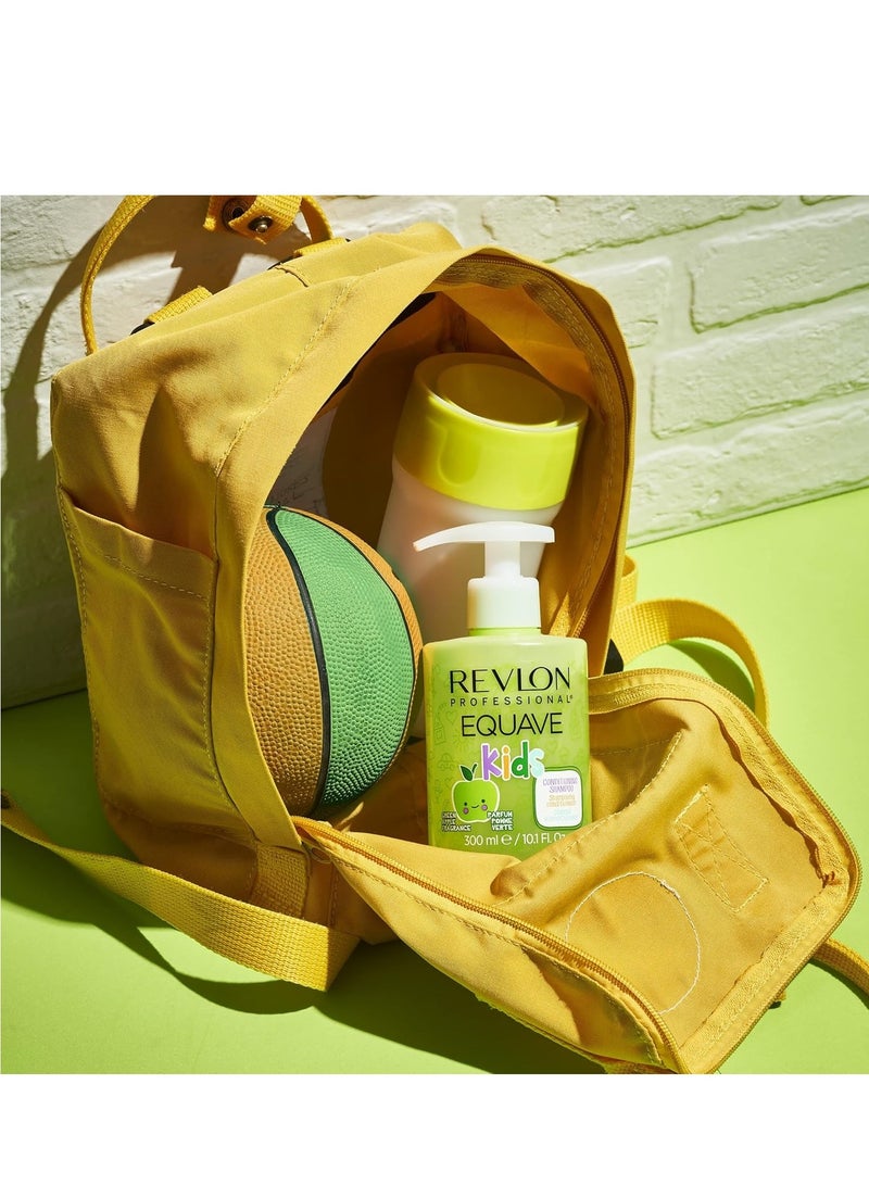 ريفلون شامبو إيكوايف الاحترافي لترطيب الشعر للأطفال، خالي من الكبريتات، برائحة التفاح الأخضر (300 مل) - Image 5