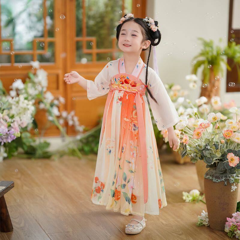 Girls' Chinese Hanfu Dress New Chinese Style - Image 2