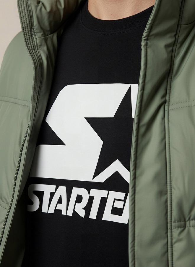 STARTER Men Relaxed Fit Quilted Sleeveless Puffer Jacket - Image 4