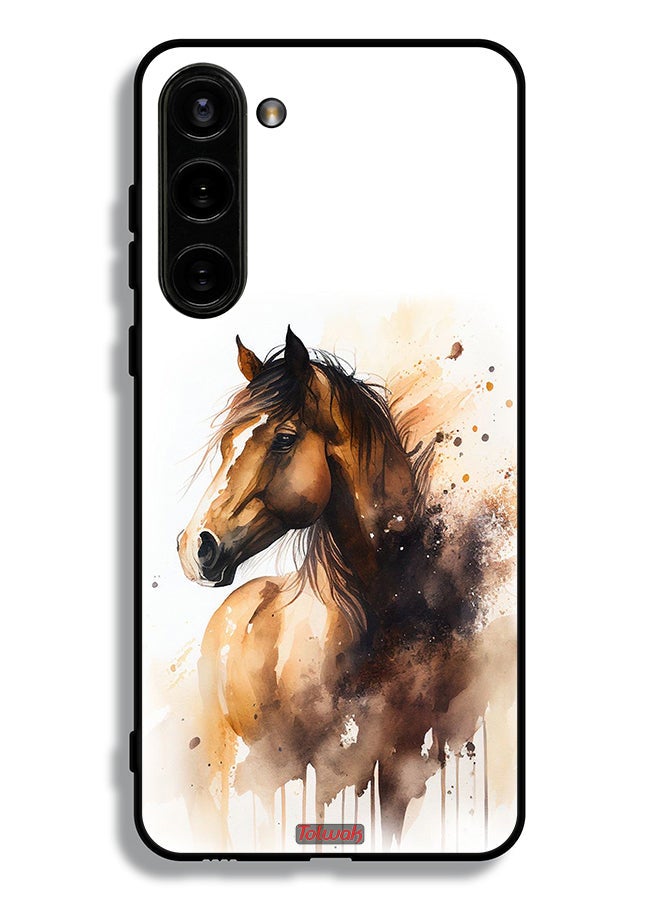 Tolwak Samsung Galaxy S23 Plus 5G Protective Case Cover Horse Abstract Art - Image 3