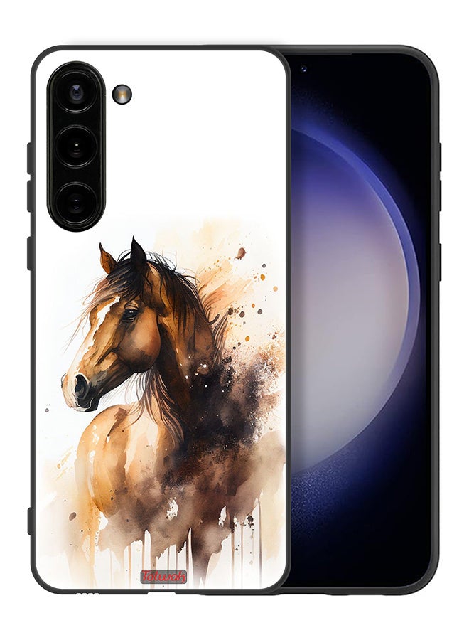 Tolwak Samsung Galaxy S23 Plus 5G Protective Case Cover Horse Abstract Art - Image 2