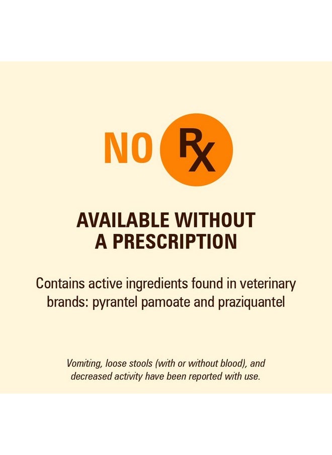 Sentry - Hc Worm X Plus 7 Way DeWormer (Pyrantel Pamoate/Praziquantel), For Medium And Large Dogs Over 25 Lbs, 2 Count - Image 1