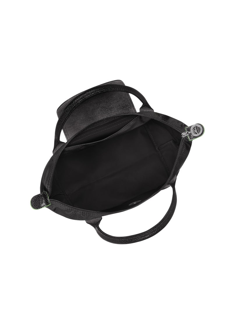 لونج شامب LONGCHAMP مقبض قصير سحاب المفاجئة إغلاق قماش الجلود تقليم حمل صغيرة نسائية - Image 5