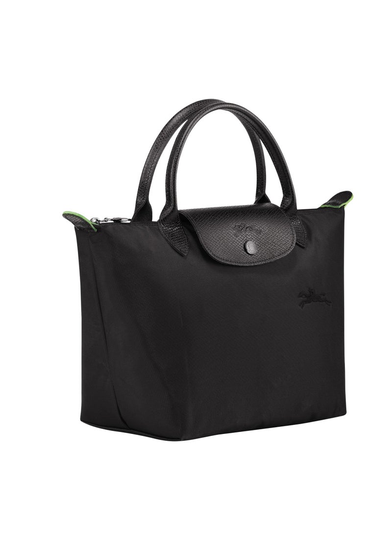 لونج شامب LONGCHAMP مقبض قصير سحاب المفاجئة إغلاق قماش الجلود تقليم حمل صغيرة نسائية - Image 3