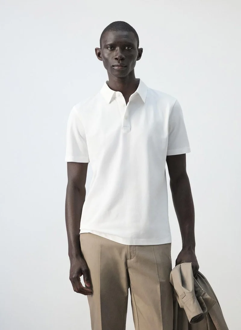 مانجو مان Slim fit piqué polo