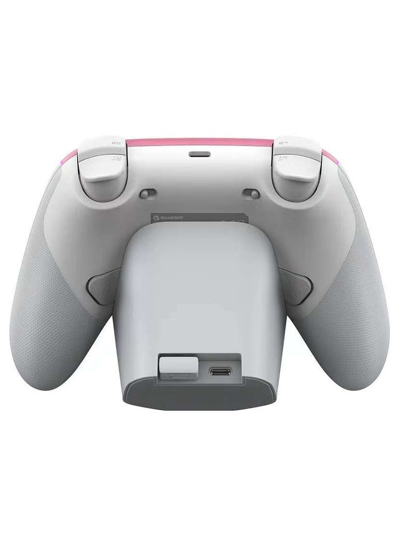 General - Wireless Gamepad Gamesir Super Nova Bluetooth Multiplatform Game Controller for PC, Steam, Switch, iOS, Android Hall Stick Hall Effect Triggers RGB Lighting Vibertion. Programmable 1000Hz Polling Rate 6 Axis Gyro One-Press Wake Up Pink-White - Image 1