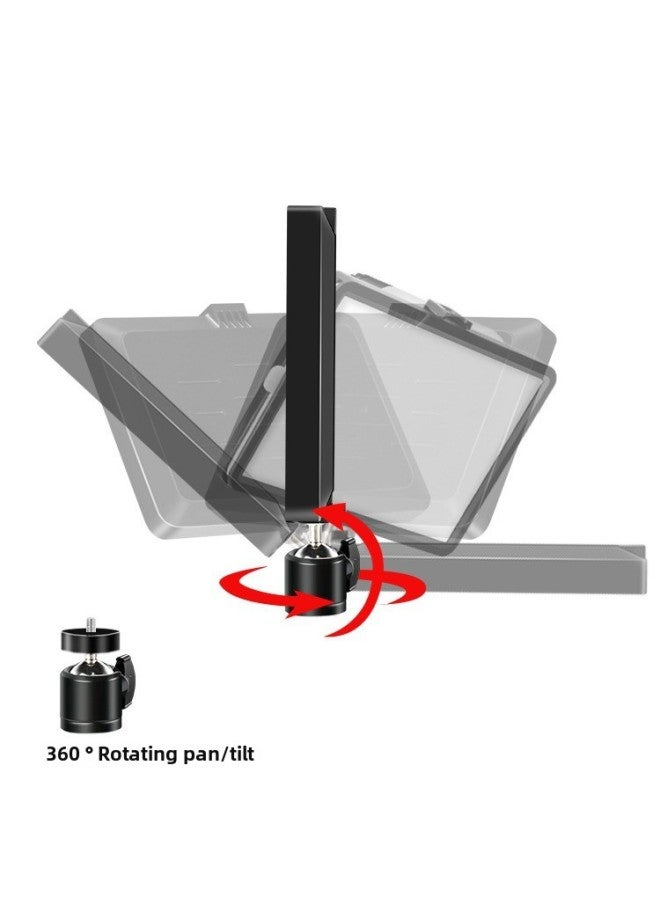 general Fill Light Photography Lighting Live Broadcast Room Small Desktop Dedicated Led Beauty Photography Indoor Soft Light Portable-Light Source Color:【three-tone Soft Light + 4 Color Chips】 Large Flat Pa - Image 5