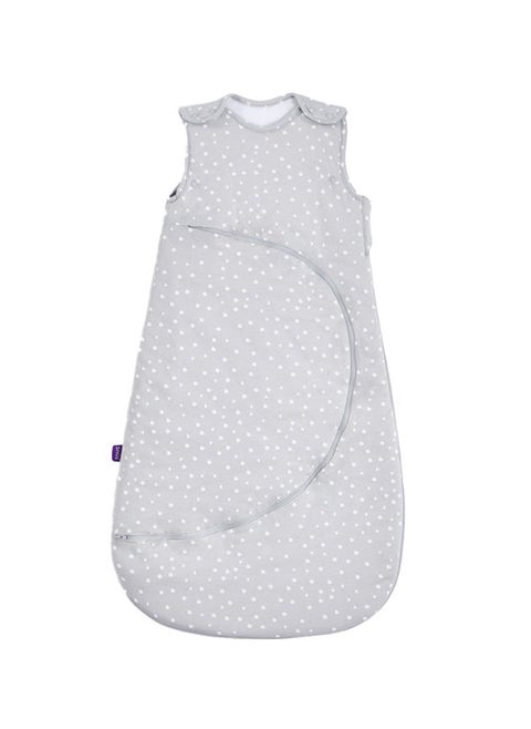 Pouch Sleeping Bag Fir Infant And Baby Clever Nappy Change Zip 100% Cotton For Temperatures If 21 - 23 Celsius Suitable From 0 To 6 Months Colour - White Maximum Baby Length 68 Cm