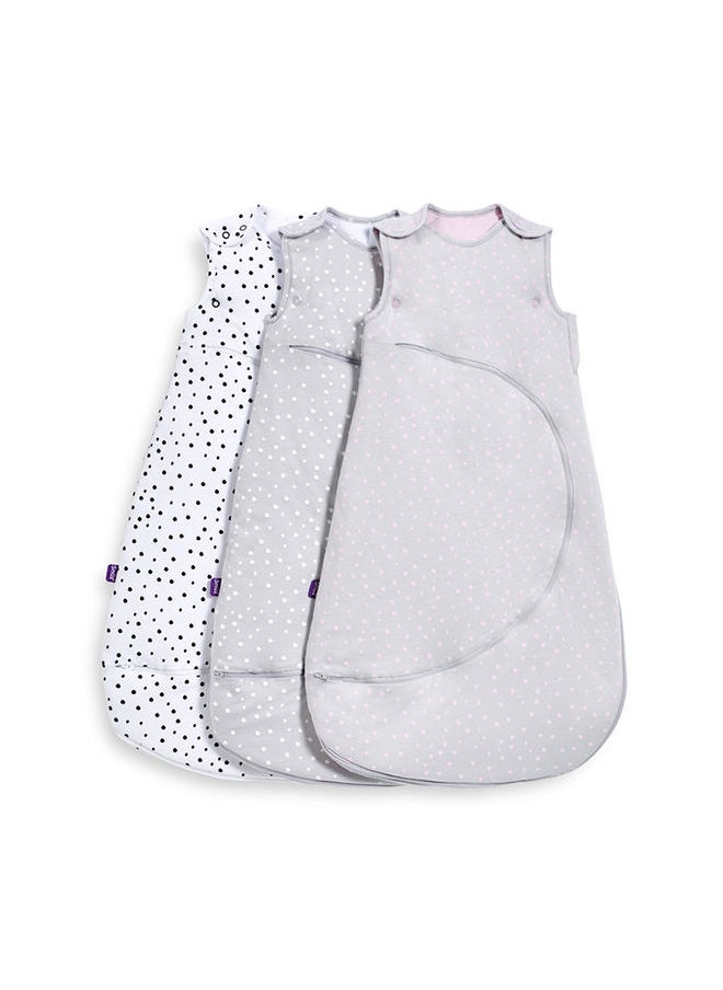 Snuz - Pouch Sleeping Bag Fir Infant And Baby Clever Nappy Change Zip 100% Cotton For Temperatures If 21 - 23 Celsius Suitable From 0 To 6 Months Colour - White Maximum Baby Length 68 Cm - Image 1