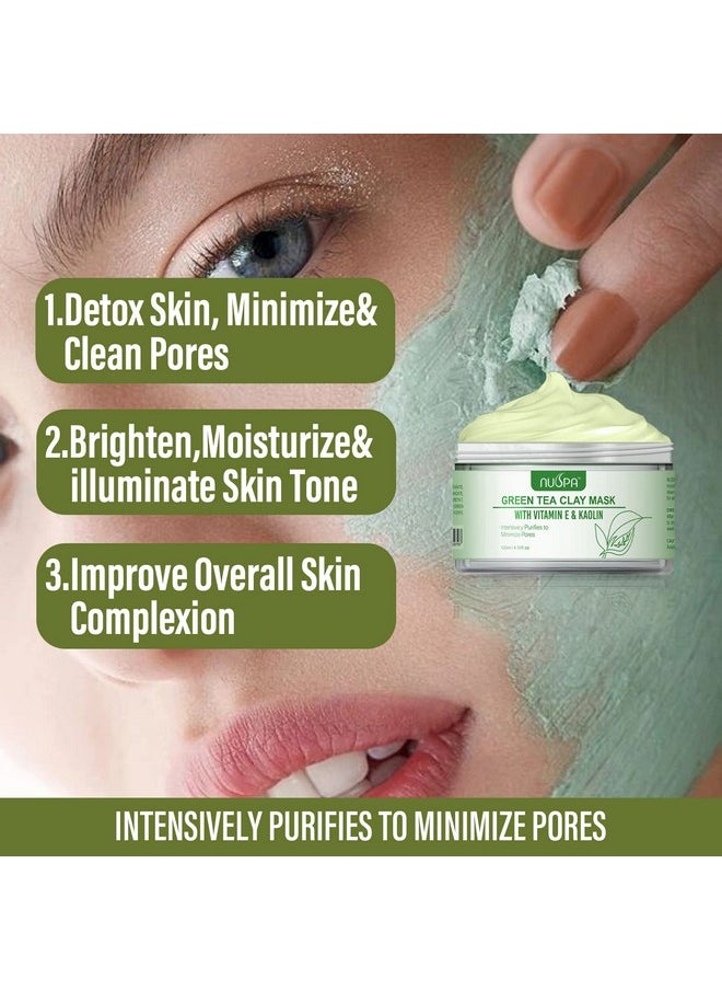 Organic Green Tea Clay Face Mask Skincare Wash Off Repairing Facial Maskanti Wrinkle Remove Dark Circle Foot Facial Skin Care Treatmet For Womenmen Daily - pzsku/ZD8EEABD90A5E31617FBBZ/45/_/1719226293/419da400-57cf-44b7-8057-b95b2c0767a7