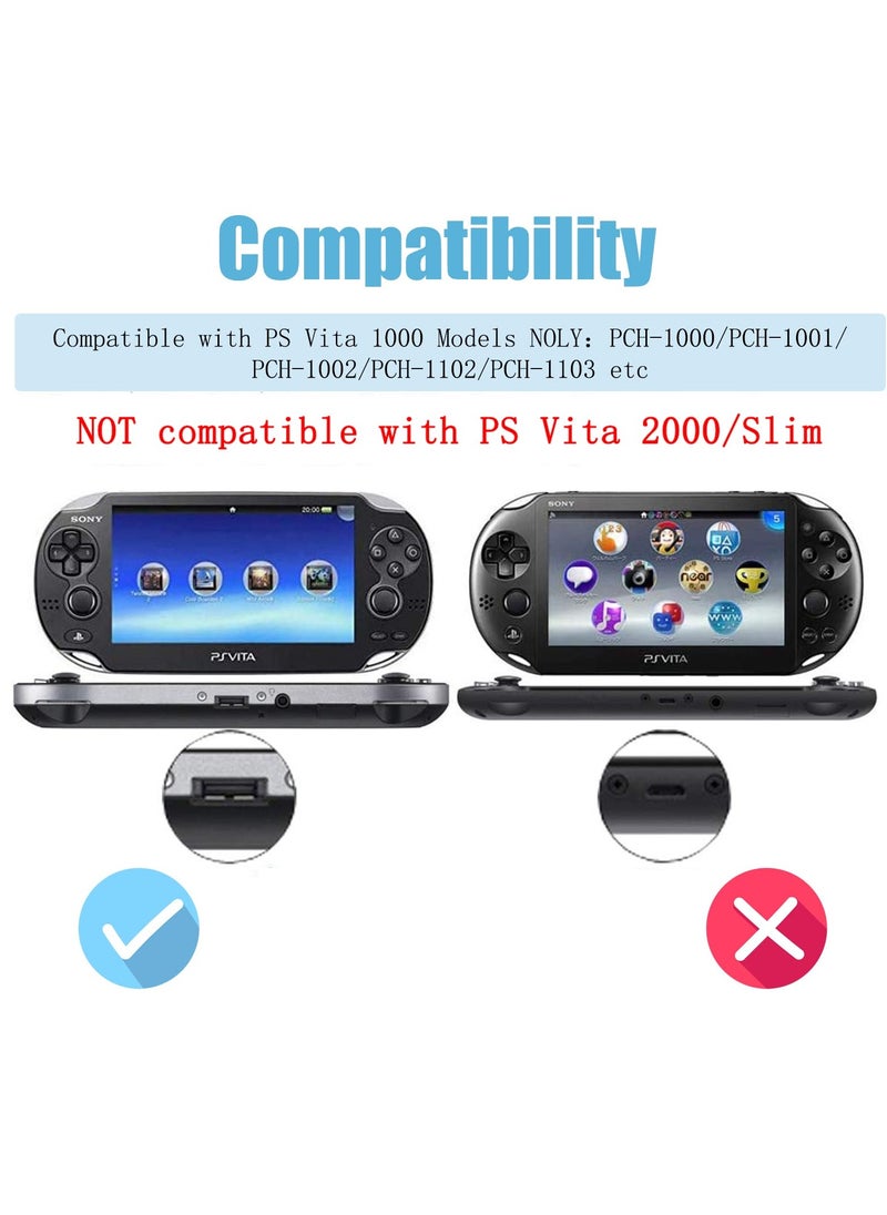 SANMUGEED 3.3ft PS Vita Charger Cable 2Pack, 2 in 1 USB Data & Power Charger Cord Replacement for Playstation Vita 1000  - Image 2
